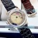 AAA replica Omega De Ville white dial moon phase automatic watch black leather strap (7)_th.jpg